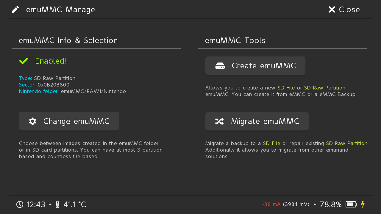 隐藏分区虚拟系统启用成功后的状态显示