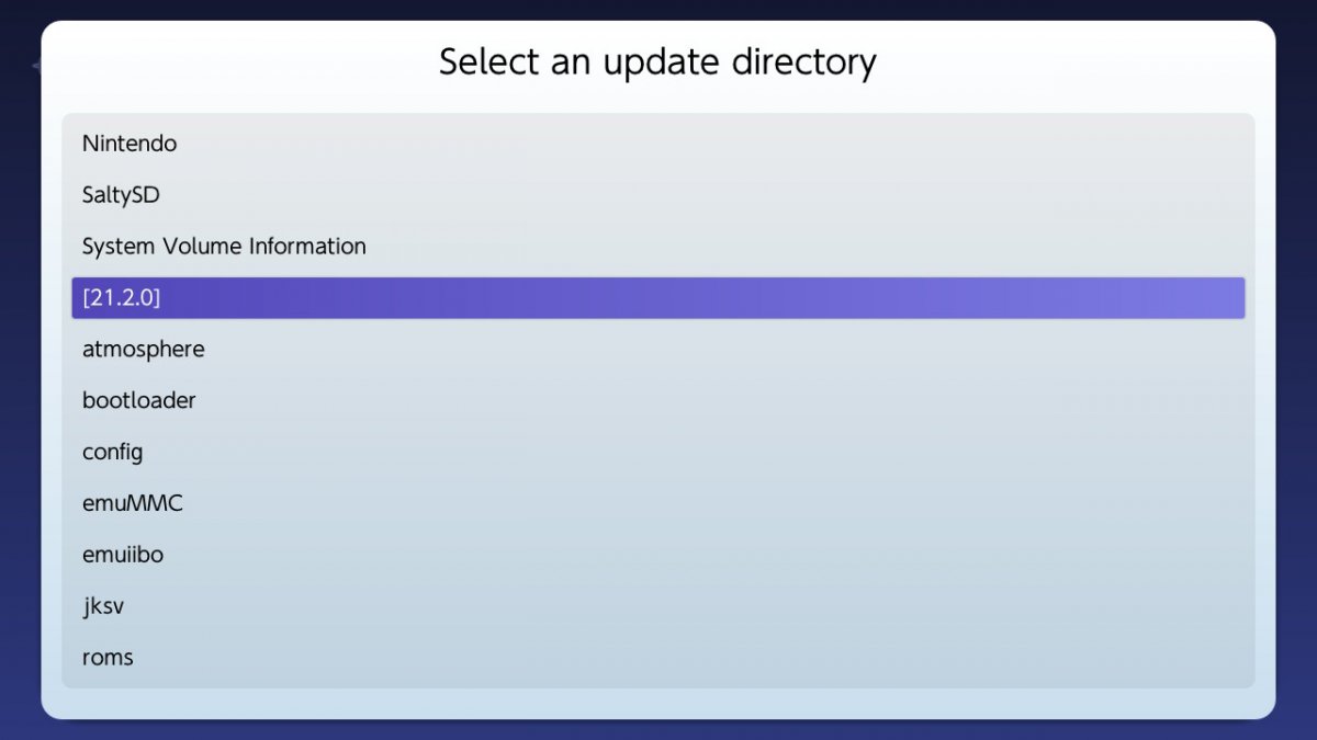 Daybreak文件列表,选择对应版本的系统文件夹